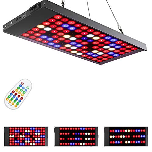 Led Grow Light,Grow Lights for Indoor Plants with Auto On/Off Timer Brightness Settings for Hydroponics Indoor Garden Greenhouse.Indoor Grow Lights with Daisy Chain Function(300W Grow Lamp)