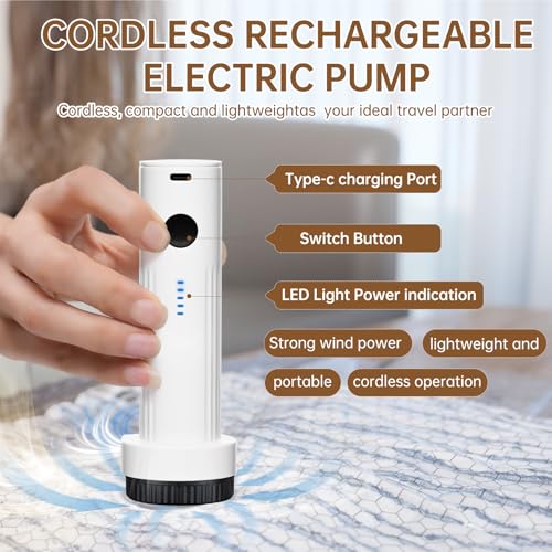 Sacs de compression pour bagages et valises à pompe électrique USB