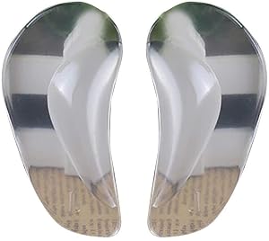 Generic Insoles Orthotic Arch Support Flat Heel Foot Pad Insoles Corrector Insoles Transparent So Shown