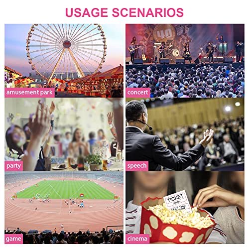 Batrical 2000 White 2" X 1" Double Deck Raffle Tickets For Events, Entry, Class Reward, Fundraiser & Prizes #TOP7