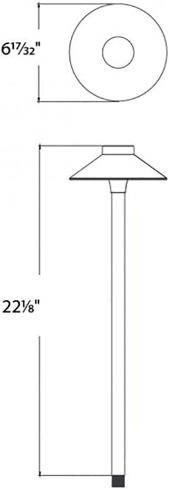 Crеаtіvе Prоduсt Tiki LED 12V Area Light 2700K in Black