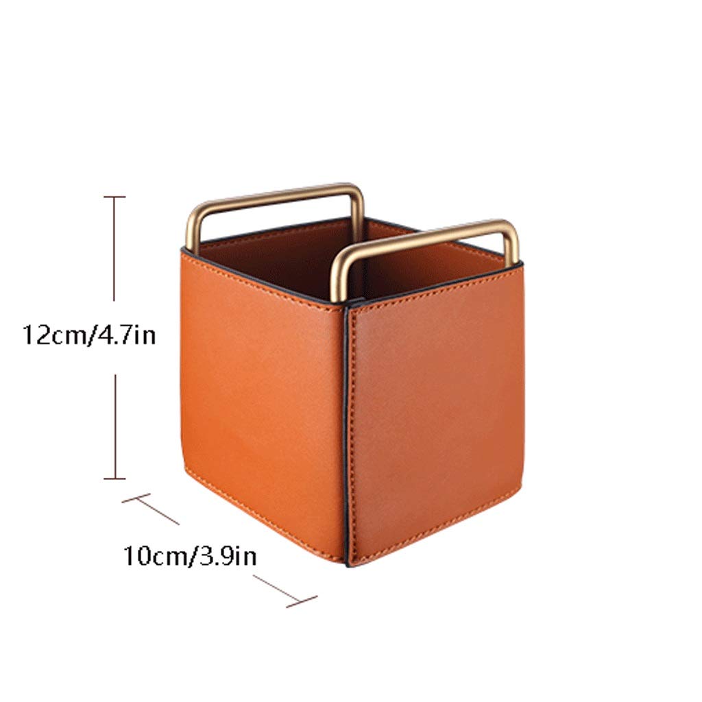 CIRONI Stifthalter für den Schreibtisch, Stiftehalter, PU-Leder, Schreibtisch-Organizer, Ständer, Dekor, Pinsel, Schreibtisch-Organizer, Dekoration für Büro, Schreibtisch, Zuhause, dekorativer Mult