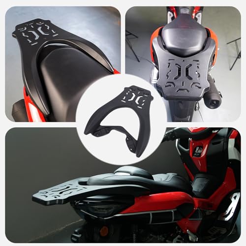 Support de bagages pour moto Nmax155 2020-2025 AMONIDA noir arrière robustesse