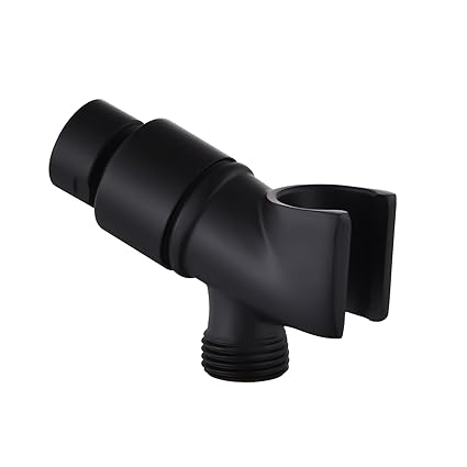 All Metal Handheld Shower Head Holder, Adjustable Shower Wand Holder with Universal Shower Arm Mount and Brass Pivot Ball, for Connecting Shower Arm and Shower Hose