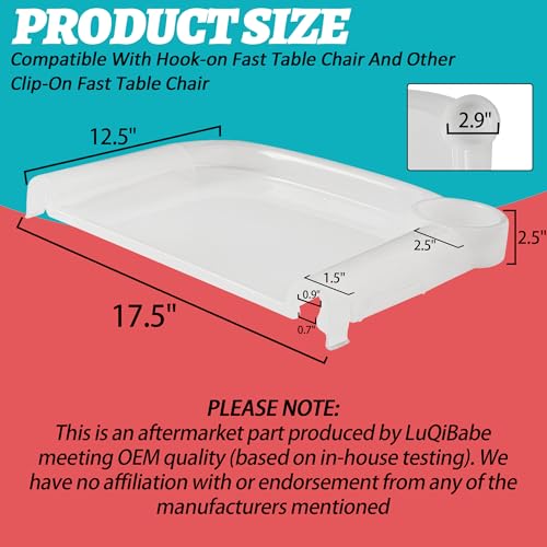 Image of High Chair Tray Cover Compatible with Stokke Tripp Trapp Chair with Cup Holder and Baby Dining Tray Compatible with in-gle-sina Fast Table Chair