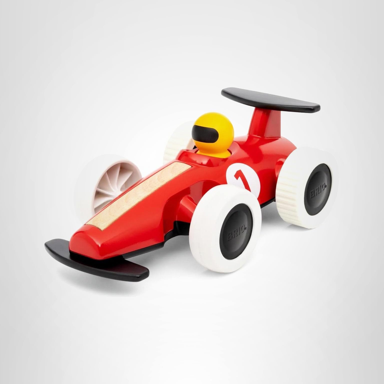 Amazon.com: BRIO 30308 - Large Pull Back Race Car - Durable Wooden