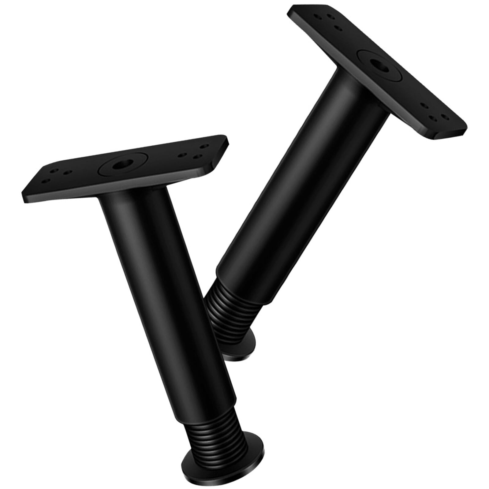 Patas ajustables para cama somier reforzado soporte central marco plástico acero 15-25 cm