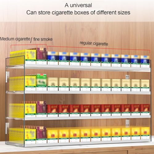 Générique Présentoir à Cigarettes à Plusieurs Niveaux, idéal pour Les commerces de détail et Les Snacks. Présentoir Mural pour Cigarettes, boîte de Distribution automatiq