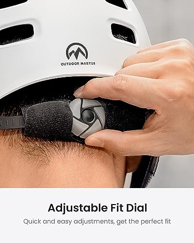 Image of OutdoorMaster Kayak Helmet, Wakeboard Helmet Whitewater Helmet Men Women, Water Helmet with Ear Pads, Surf Helmet 12 Vents Dial Fit Adjustment Longboard Helmet, Perfect for Kayaking, Boating