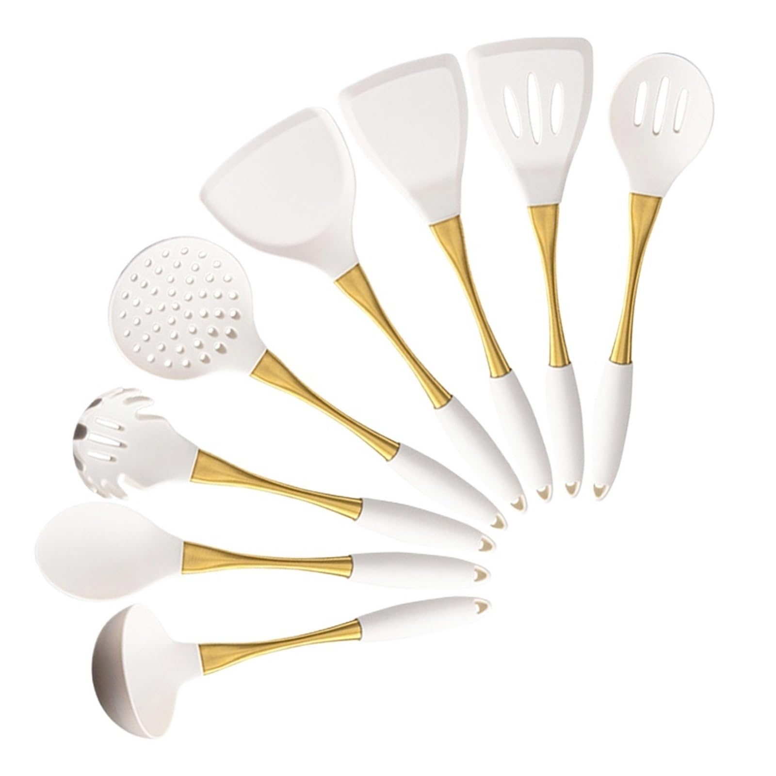 Generico Utensili da Cucina, Utensili da Cucina in Silicone con spatola for Paletta for scolapasta(8pcs)