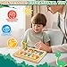 Wooden Montessori Toys Busy Board Easter Basket Stuffers for Toddlers Kids Magnetic Color and Number Maze Puzzle, Dinosaur Learning Education Toys for Fine Motor Skills, Easter Gifts for Kids(Small)