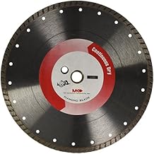 MK Diamond 150673 MK-925D Segmented Turbo Rim Supreme Grade Dry Cutting General Purpose Blade for Masonry, 12" x .110" x 1"