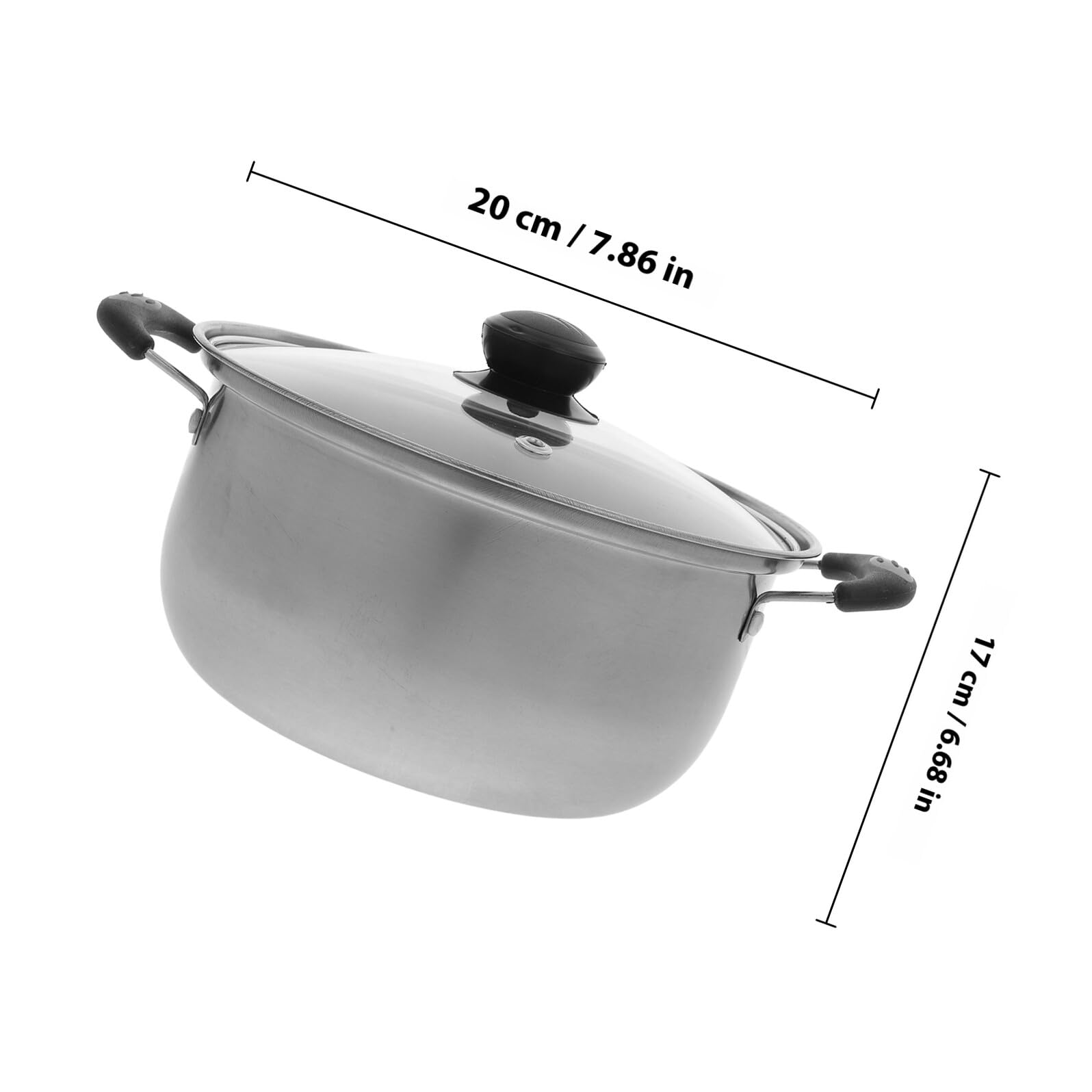 Ipetboom Pentola Vapore Acciaio Inox Vaporiera Cucina Pentola per Cottura a Vapore Compatibile Gas Elettrico Uso Domestico con Coperchio E Doppio Manico