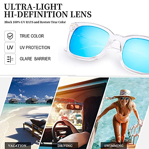 Myiaur Fashion Sunglasses For Women Polarized Driving Anti Glare Uv400 Protection Stylish Design #TOP5