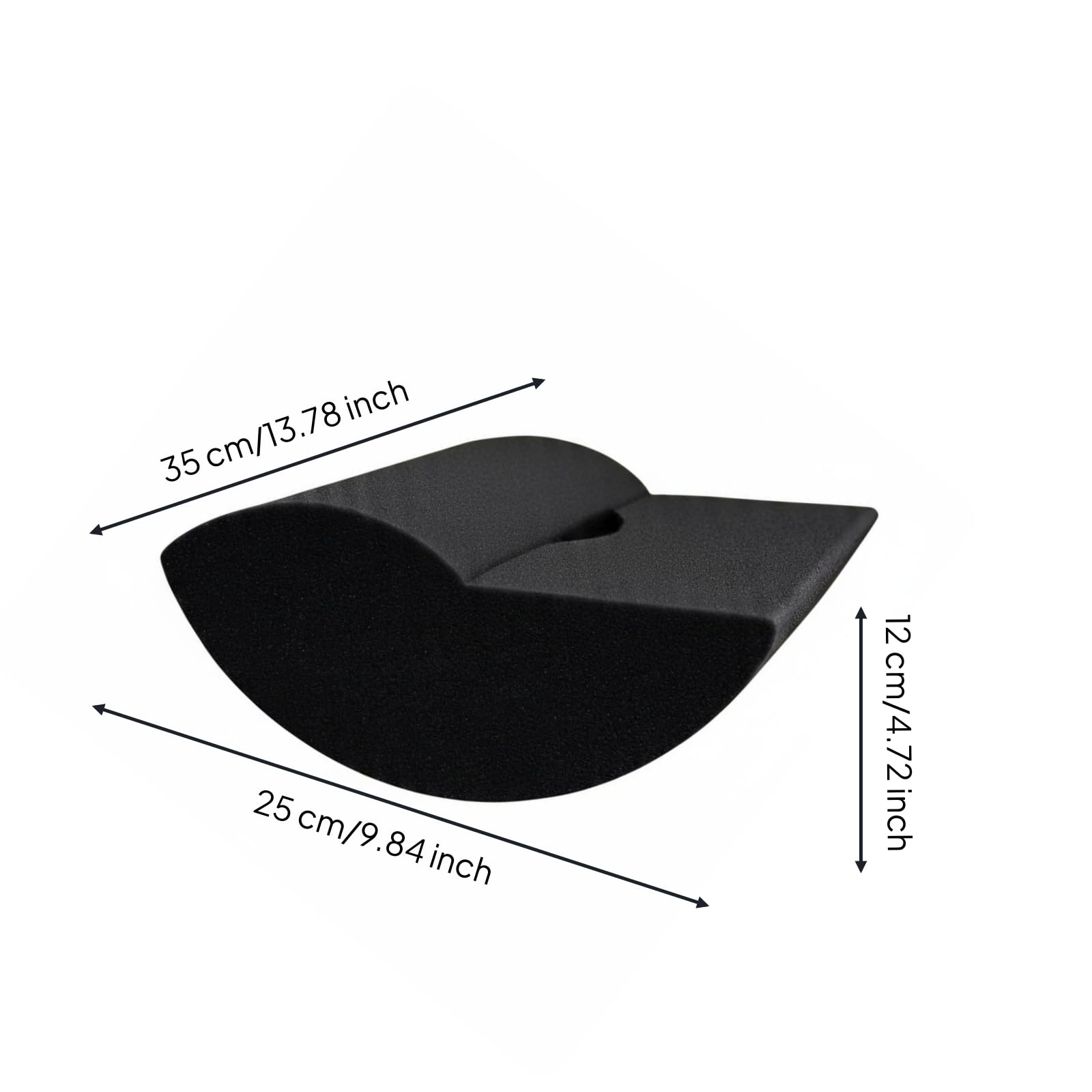 Baoblaze Tavola di Equilibrio Schiuma Rocker Piattaforma Stabilità Piedi in Schiuma con Superficie Inclinata per Appoggio Stabile E Sicuro Adatto a Palestra