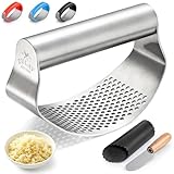 Zulay Kitchen Stainless Steel Garlic Pre...