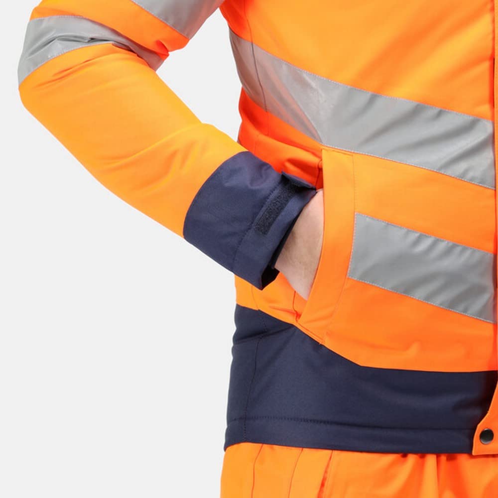 Regatta Professional Mens Hi Vis Reflective Heated Jacket Chaqueta aislante Hombre (Pack de 1)