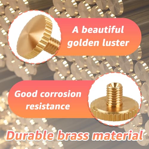 image for MONDGE 12PCS A0141229 Brass Lyre Holder Screws for Yamaha Alto Saxopho