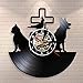 YINU Cane e Gatto Orologio da Parete in Vinile Clinica veterinaria veterinaria Orologio da Parete in Vinile Coccole Animali Gatto Cane Servizi Sanitari Decorazione della Parete