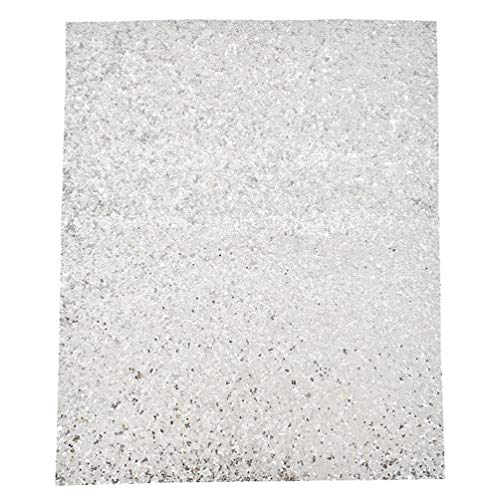 Qlychee Thick Glitter Craft Paper Roll Cardstock Party Decoration Gift Wrapping Cloth Making DIY Scrapbook Cloth