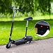 HOMCOM Patinete Plegable Scooter Eléctrico con Luz LED Monopatín Patinete Plegable Manillar...