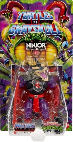 Motu X Tmnt: Turtles Of Grayskull Figurine Mutated Ninjor 14 Cm - vue 3