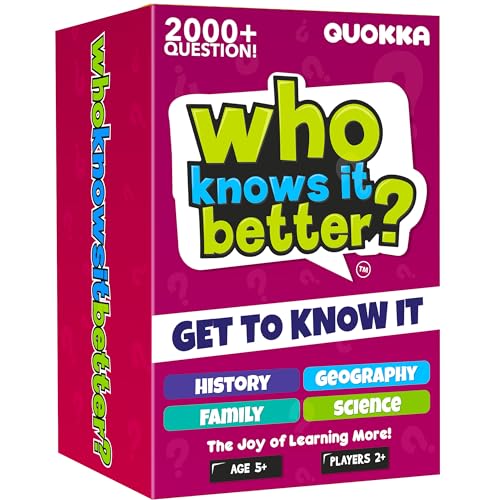 QUOKKA Who Knows Better? - Set 4 in 1 -