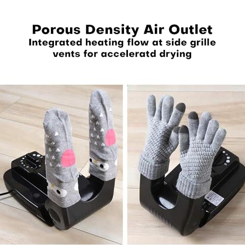 Image of Hacer Corded Shoe Dryer Boots Warmer with Ozone Sterilization Adjustable Rack for Gloves Hats Socks (Pack of 1)