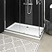 vidaXL Piatto Doccia in ABS Rettangolare Bianco 70x120 cm