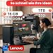 Lenovo ThinkStation Intel i7 8700 12-Thread 4.60 GHz Business Office Multimedia Computer mit 3 Jahren Garantie! - 16 GB - 1000 GB SSD - USB 3.0 - WLAN - Windows 11 Prof. 64-Bit - #8268