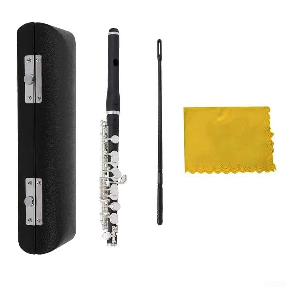 para piccolo Plateado Clave C con Estuche y Varilla para piccolo