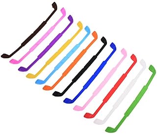 BCP 12 Color Silicone Anti-Slip Glasses Eyeglass Strap Sports Glasses Strap Holder