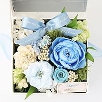 HA-yu!です。プリザーブドフラワー Amazon｜花由 プリザーブドフラワー ボックスフラワー hanacube
