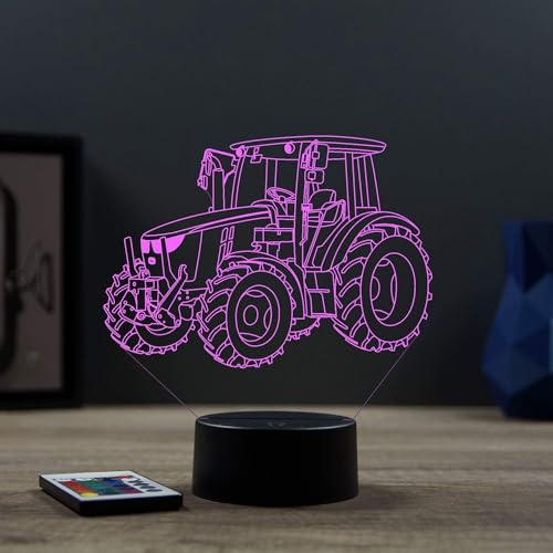 Cadeau agricole original avec la lampe 3D John Deere LED - 5