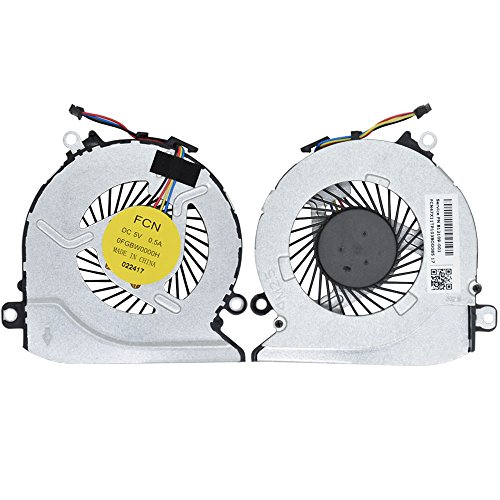 BAY Direct CPU Ventilador de refrigeración para HP Pavilion 15-AB 15-AB000 15-AB100 15-AB273CA 15T-AB200 Series, número de Pieza Compatible: 806747-001 812109-01