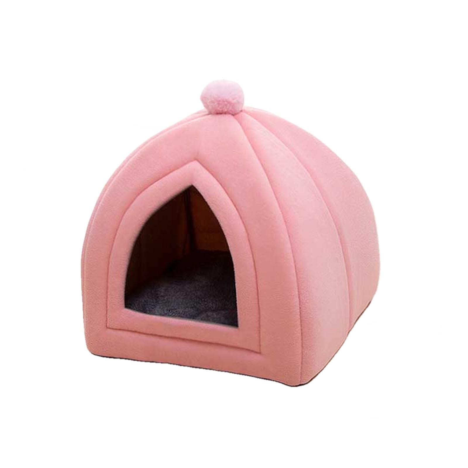 UKKO Letto per Cani Cat House con Un Foro Caldo Morbido Lettini per Animali Domestici Tenda Cucciolo di Cucciolo