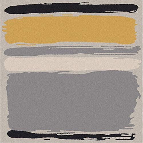 Tapis de chambre à coucher lavable à rayures géométriques 45 * 115CM - 4