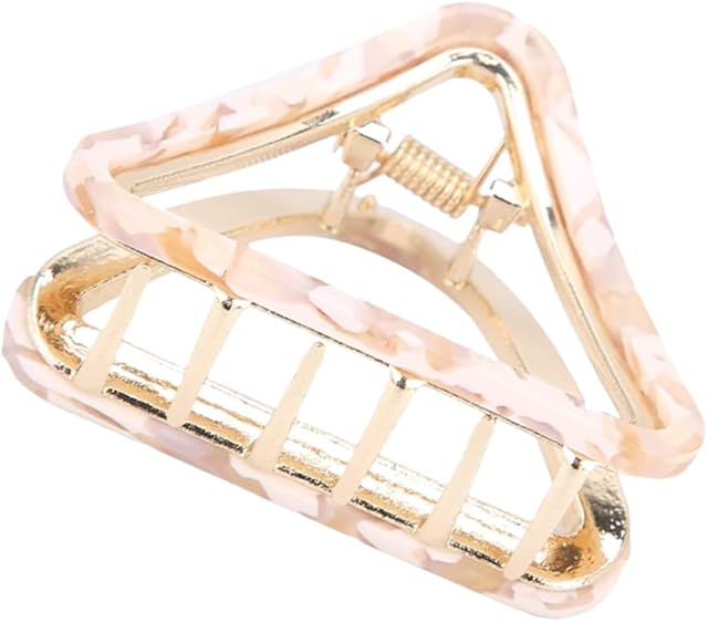 8 Pcs Hair Clips Alloy Claw Clamps Triangle Hairpins for Dance Parties Festivals Daily