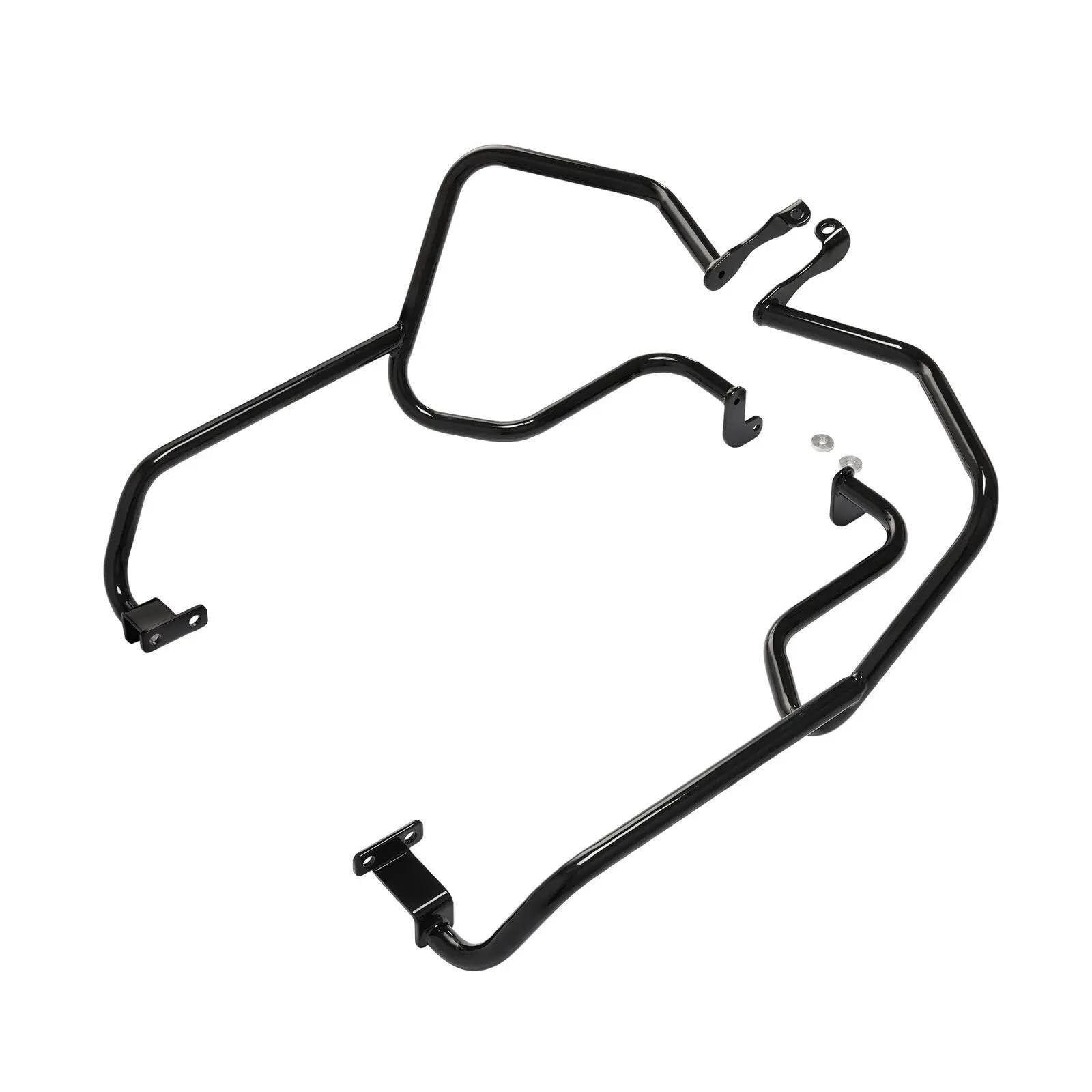 Protector Motocicleta Alforja Motocicleta Protección Motor Barras Protección Contra Choques Carretera Para R18 B 2021-2024 Defensa Protector Motor(Negro)