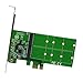 Price comparison product image IO Crest 2 Port M.2 to PCI-e x1 Adapter - Green, SI-PEX40115