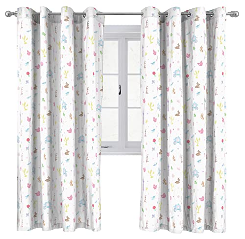 Jay Franco Disney Princess Cut Paper 183cm x 168cm Eyelet Window Curtains - 2 Panels