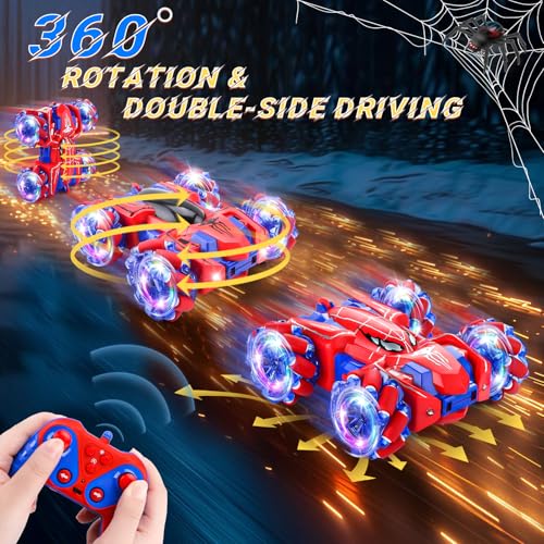 image for Punieayi Spider Remote Control Car, 2.4Ghz RC Cars with Headlight Doub