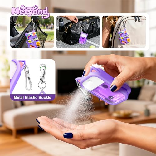 Funda de silicona para Touchland 30 ml con charms y llavero miniatura 5