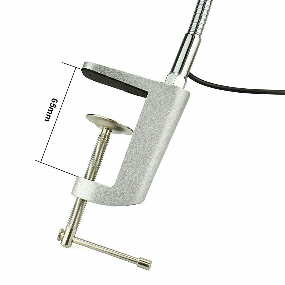 Lupas que ayudan a soldar las manos, 3X lupa herramientas de soldadura de tercera mano con LED regulable para manualidades, pasatiempos y modelo