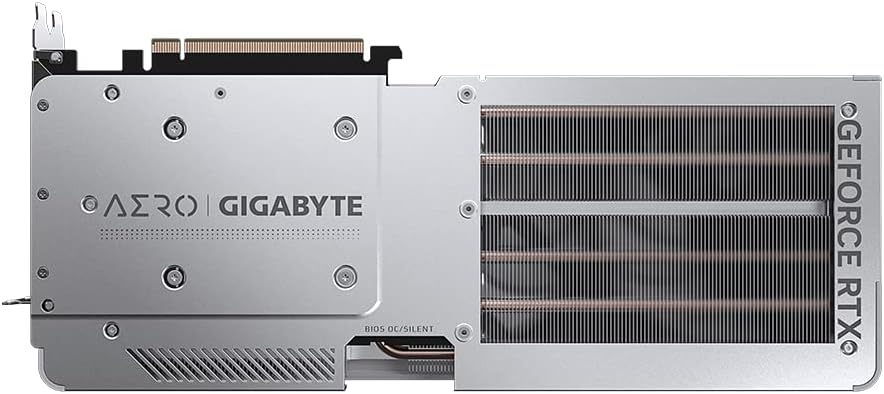 GIGABYTE GeForce RTX 4070 AERO OC 12GB Scheda grafica - 12GB DDRX6 21Gbps 192bit, PCI-E 4.0, Core 2565Mhz, DisplayPort 1.4, HDMI 2.1a, NVIDIA DLSS 3, GV-N4070AERO OC-12GD GIGABYTE GeForce RTX 4070 AERO OC 12GB Scheda grafica - 12GB DDRX6 21Gbps 192bit, PCI-E 4.0, Core 2565Mhz, DisplayPort 1.4, HDMI 2.1a, NVIDIA DLSS 3, GV-N4070AERO OC-12GD