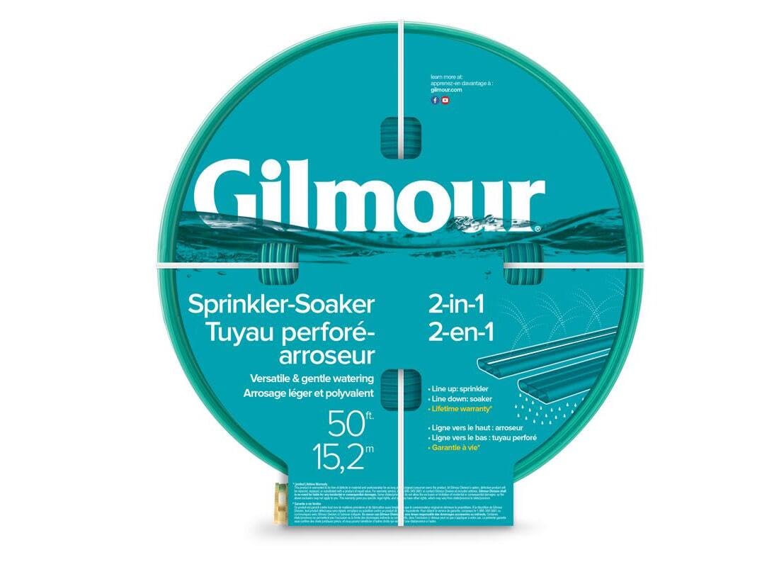 Amazon.com : Gilmour SPRINKLR/Soaker Hose 50' : Patio, Lawn & Garden