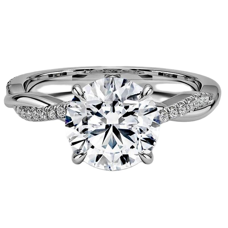 Bague moissanite en argent 925 massif LK_DHR_0472 d'exception