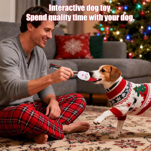 4 StüCk Weihnachten Hundespielzeug,Spielzeug Hund Weihnachten,Hund Weihnachten Spielzeug,Spielzeug Hund Weihnachten,Kauspielzeug Hund Zuckerstange,Dog Toys Candy Canes Geeignet für Kleine Mittlere