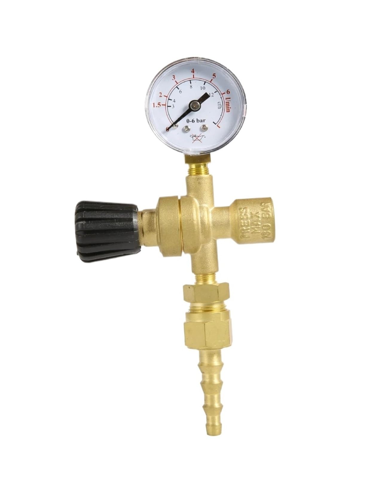 Stable Argon Carbon Dioxide Pressure Reducer Pressure Gauge Instrument 36v220V Two Welding Pressure Reducing Valve M10 * 1