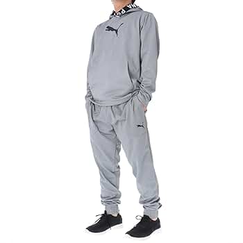 PUMA フード付き セットアップ グレー XXL Amazon | [プーマ] スウェット メンズ 上下 フード付き